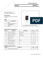 Silicon NPN Power Transistors: Savantic Semiconductor Product Specification