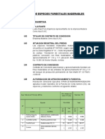 Tasacion de Especies Forestales Maderables