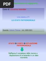 Lo Stato Patrimoniale