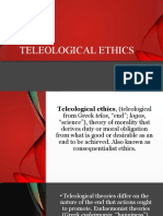 Teleological Ethics