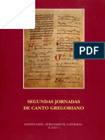 2as Jornadas de Canto Gregoriano