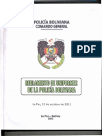 R-7 Reglamento de Uniformes de La Policia Boliviana (R.s. 27627-2021)