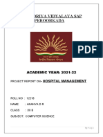 Kendriya Vidyalaya Sap Peroorkada: ACADEMIC YEAR: 2021-22