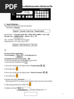 WF Calibration Steps