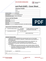 SITXWHS003 Unit Assessment Pack