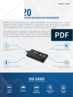 Use Cases: Small and Smart Tracker With Bluetooth and Accelerometer