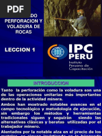 Leccion 1 Perforacion y Voladura