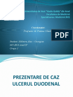 Prezentare Caz - Ulcer Duodenal