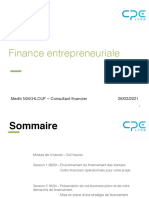 Formation Finance Entrepreneuriale 2021 - CPE Lyon