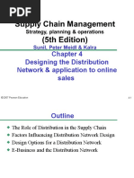 Designing The Distribution Network & Application To Online Sales