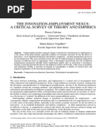 Calvino, Virgillito (2018) - The Innovation Employment Nexus. A Critical Survey of Theory and Empirics