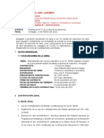 Informe de Denegacion Ampliacion de Plazo