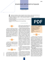 Hypotensions Orhostatiques