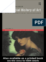 Arnold Hauser, Jonathan Harris - Social History of Art, Boxed Set - The Social History of Art - Rococo, Classicism and Romanticism. Vol. 3-Routledge (1999)