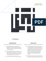 Imprimir Crucigrama - Sigmund Freud (Psicologia - Psicología Evolutiva)