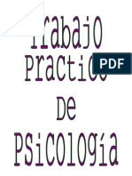 Trabajo Practico de Psicología