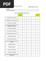 TEST DE PERSONALIDAD 16 Factores (16 PF)