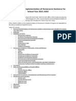 DepEd Revised Implementation of Homeroom Guidance For School Year 2021