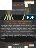 La Actividad Probatoria en El Sistema Procesal Guatemalteco