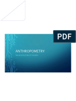 Anthropometry: The Architecture of The Body