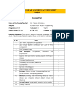 Lesson Plan (Fundamentals of Java Programming CS-261)