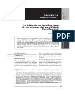 MITIDIERO, Daniel. La Tutela de Los Derechos Como Fin Del Proceso Civil en El Estado Constitucional