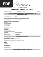 Material Safety Data Sheet: 1. Identification of The Substance/Preparation and of The Company/Undertaking