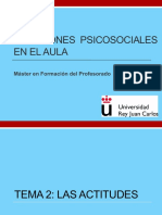 Relaciones Psicosociales en El Aula: Máster en Formación Del Profesorado