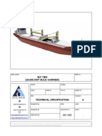 20K DWT Bulk Carrier Tech Spec