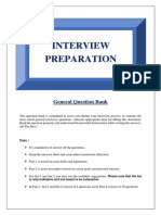 Interview Preparation: General Question Bank