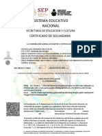 Certificado Secundaria Editar