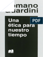 GUARDINI, R., Una Ética para Nuestro Tiempo, 1994