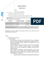 Tugas Personal Ke-1 Week 2/ Sesi 3: Selesaikan Soal-Soal Berikut Ini