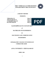 Biometric Vehicle Access System