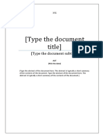 Type The Document Subtitle