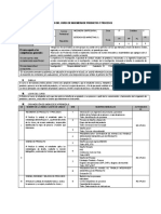 Silabo de Ingeniería de Productos y Procesos 