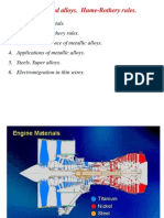 Metals and Alloys. Hume-Rothery Rules