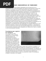 Indicaciones Radiograficas de Fundiciones