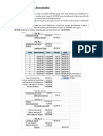 Ejercicio No 4, 5, y 6 Documentos Descontados