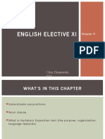 English Elective Xi: Citra Dianawati, SPD