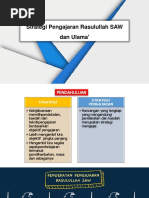 Topik 1 Strategi Pengajaran Rasulullah Saw Dan Ulama