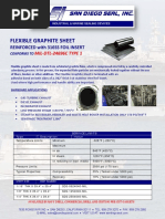 Flexible Graphite Sheet: MIL DTL 24696C TYPE 1