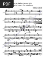 (W) Ganyu - Radient Dream Virtuosic Piano Arrangement