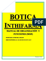 Mof - Botica Inthifarma Ii