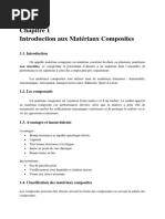 Chapitre 1 Introduction Aux Materiaux Composites