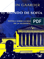 El Mundo de Sofia - Jostein Gaarder