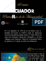 Patrimonios Culturales Del Ecuador