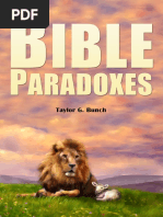 Bible Paradoxes by Taylor G. Bunch