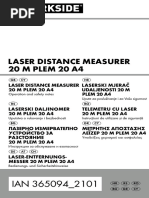 Parkside Laserski Mjerac Udaljenosti