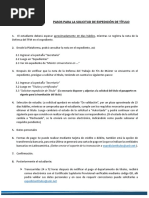 Pasos para La Solicitud de Expedición de Título